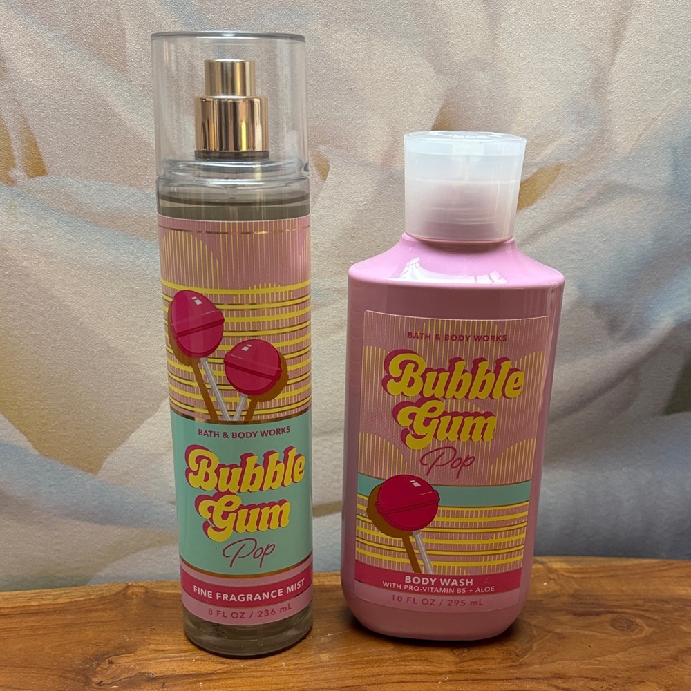 Bath & Body Works Bubble Gum Pop Body Wash & Mist
